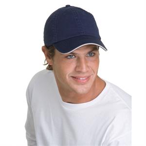 Bayside 100% Washed Cotton Unstructured Sandwich Cap