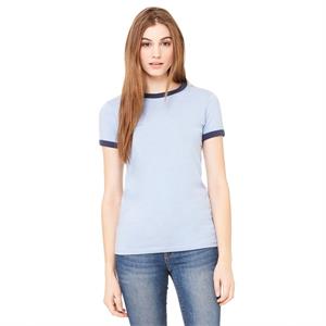 Bella+Canvas Ladies&apos; Jersey Short-Sleeve Ringer T-Shirt