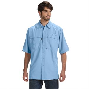 Dupont Men&apos;s 100% Polyester Short-Sleeve Fishing Shirt