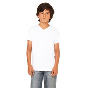 Bella+Canvas Youth Jersey Short-Sleeve V-Neck T-Shirt