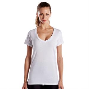 US Blanks Ladies&apos; Made in USA Short-Sleeve V-Neck T-Shirt