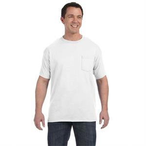 ComfortSoft Men&apos;s 6 oz. Authentic-T Pocket T-Shirt