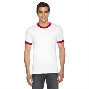 American Apparel UNISEX Poly-Cotton Short-Sleeve Ringer T...