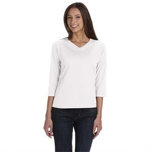 LAT Ladies&apos; Premium Jersey 3/4-Sleeve T-Shirt