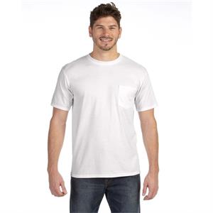 Anvil Adult Midweight Pocket T-Shirt