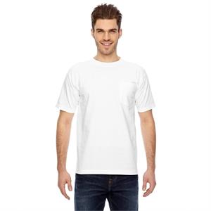 Bayside Adult 6.1 oz., 100% Cotton Pocket T-Shirt