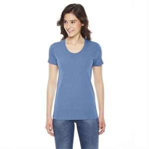 American Apparel Ladies&apos; Triblend Short-Sleeve Track T-Shirt