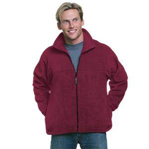 Bayside Unisex Full-Zip Polar Fleece Jacket
