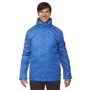 Core365 Men&apos;s Region 3-in-1 Jacket with Fleece Liner