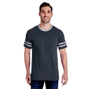 Jerzees Adult 4.5 oz. TRI-BLEND Varsity Ringer T-Shirt