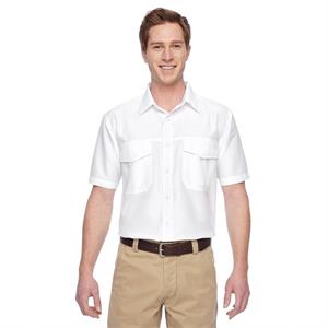 Harriton Men&apos;s Key West Short-Sleeve Performance Staff Shirt