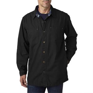 Backpacker Men&apos;s Canvas Shirt Jacket with Flannel Lining