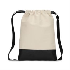 UltraClub by Liberty Bags Cape Cod Cotton Drawstring Back...