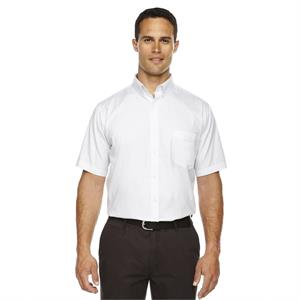 Core365 Men&apos;s Tall Optimum Short-Sleeve Twill Shirt