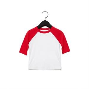 Bella+Canvas Toddler 3/4-Sleeve Baseball T-Shirt