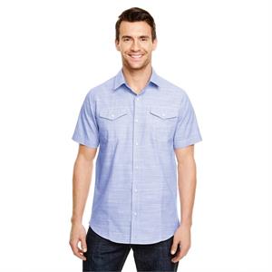 Burnside Men&apos;s Textured Woven Shirt
