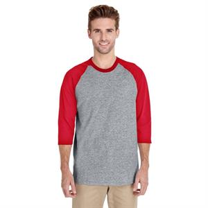 Gildan Adult Heavy Cotton™ 5.3 oz. 3/4-Raglan Sleeve T-Shirt