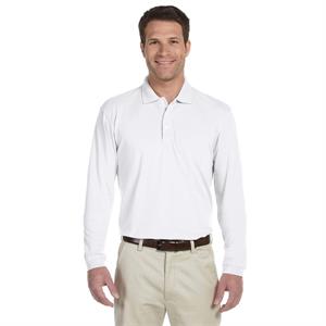 Harriton Men&apos;s 5.6 oz. Easy Blend™ Long-Sleeve Polo