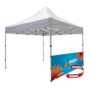 Compact 10&apos; Tent Half Wall Kit (Dye-Sublimated, 2-Sided)