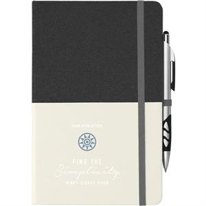 5&quot; x 8&quot; Two Tone Bound Notebook