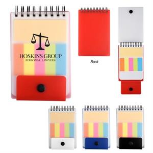 Spiral Jotter With Adhesive Notes &amp; Flags