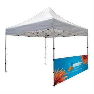 Compact 10&apos; Tent Half Wall Kit (Dye-Sublimated, 1-Sided)