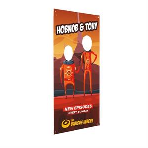 4.5&apos; FrameWorx Double Face Cutout Replacement Banner