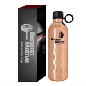 17 Oz. Drea Honeycomb Stainless Steel Bottle With Custom Box
