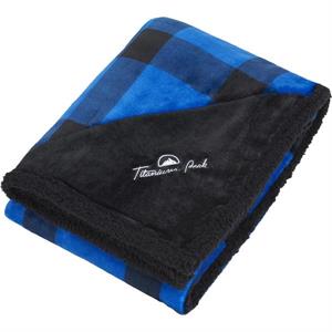 Field &amp; Co.® Buffalo Plaid Sherpa Blanket