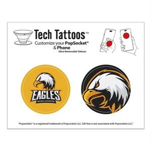 PopSocket Tech Tattoos™ (4 1/2&quot; x 3 1/2&quot; Sheet)