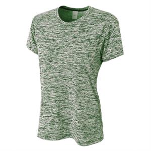 A4 Ladies&apos; Space Dye Tech T-Shirt