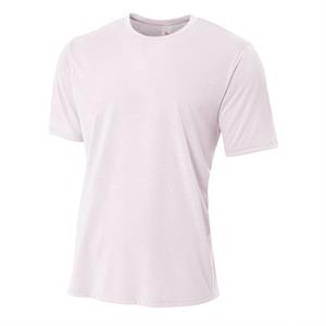A4 Men&apos;s Short Sleeve Spun Poly T-Shirt