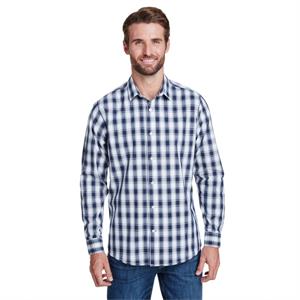 Men&apos;s Mulligan Check Long-Sleeve Cotton Shirt