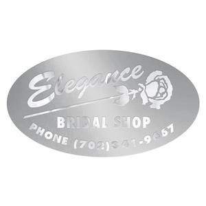Oval Foil Stamped Roll Seal (1 1/4&quot; x 2 1/4&quot;)