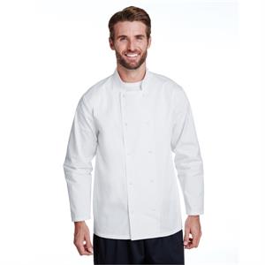 Unisex Studded Front Long-Sleeve Chef&apos;s Coat