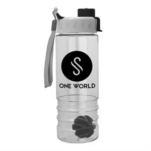 24 oz Tritan Salute Shaker Bottle - Quick Snap Lid