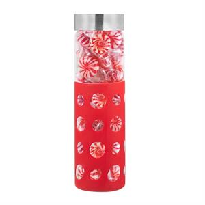 20 oz Bottle with silicone sleeve and starlight mints