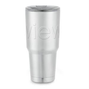 30 oz double walled vacuum insulated tumbler.