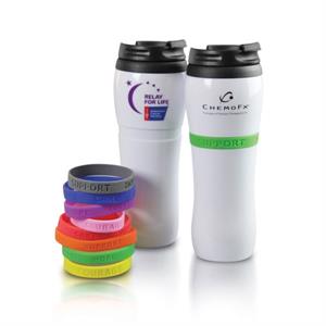 14 oz  double wall biodegradable Cup for a Cause Tumbler