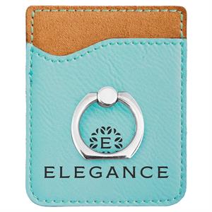 Leatherette Photo Wallet Ring