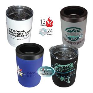 12 oz. Halcyon® Tumbler/Can Cooler,  FCD with Varnish or Va