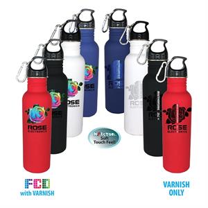 25 oz. Halcyon® Stainless Quest Bottle, FCD with Varnish or