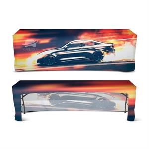DisplaySplash 8&apos; Fitted Open Back Table Cover