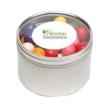 Gumballs in Lg Round Window Tin