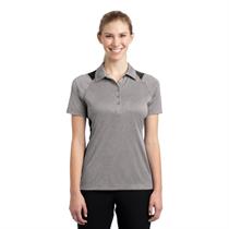 Sport-Tek Ladies Heather Colorblock Contender Polo.