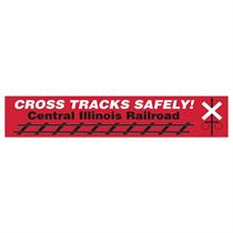 Rectangle Vinyl Ultra Removable Zip-Strip Bumper Sticker (2