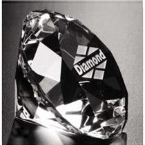 Diamond Paperweight 3 1/4&quot; Dia