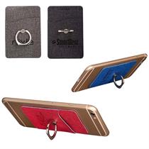 Leeman™ RFID Phone Pocket with Metal Ring Phone Stand