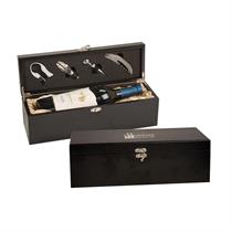 Matte Black Wine Presentation Box with Tools