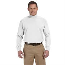 Devon &amp; Jones Adult Sueded Cotton Jersey Mock Turtleneck